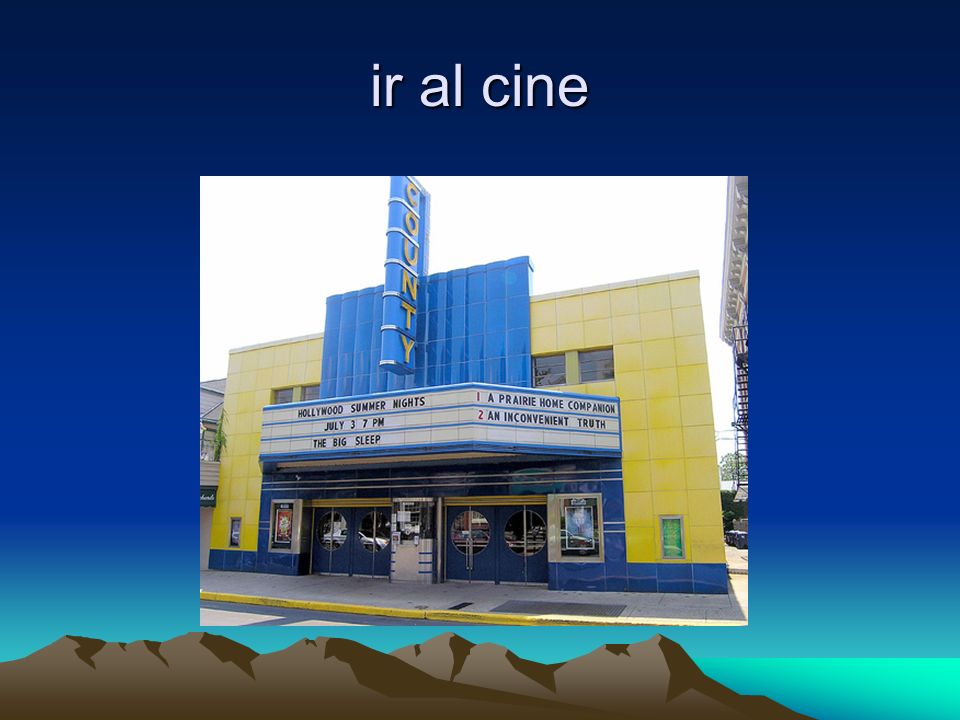ir al cine