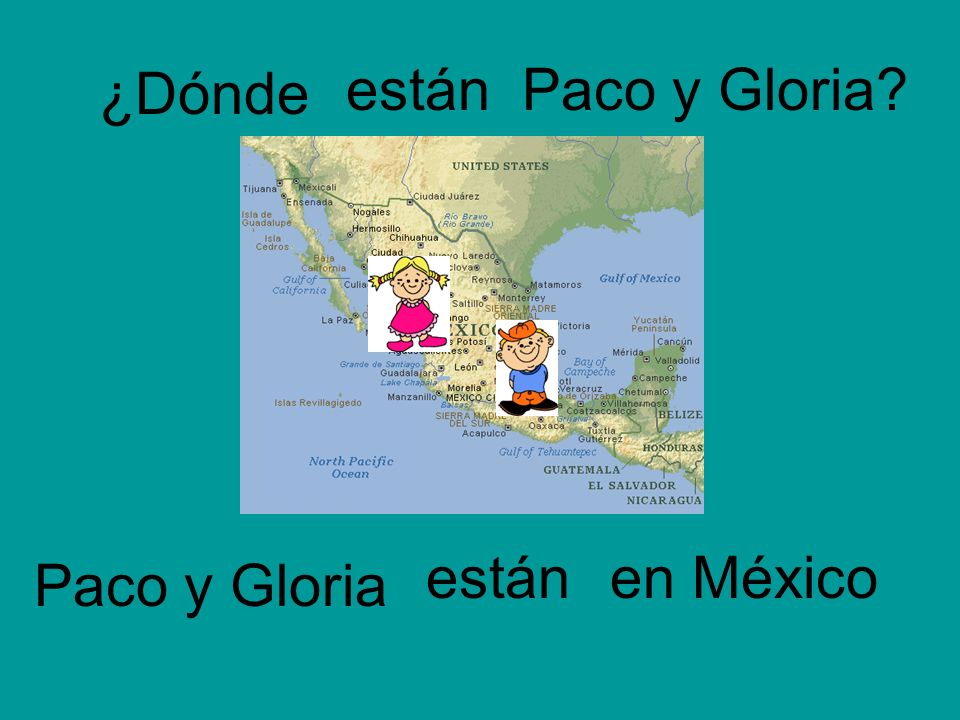 ¿Dónde están Paco y Gloria están en México Paco y Gloria
