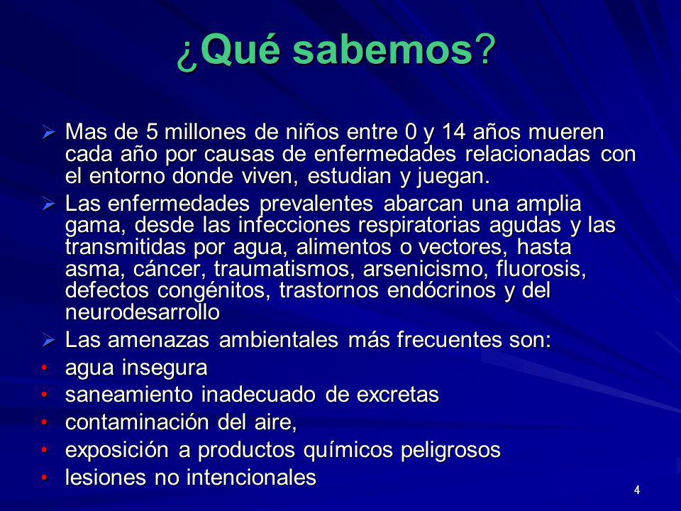 ¿Qué sabemos
