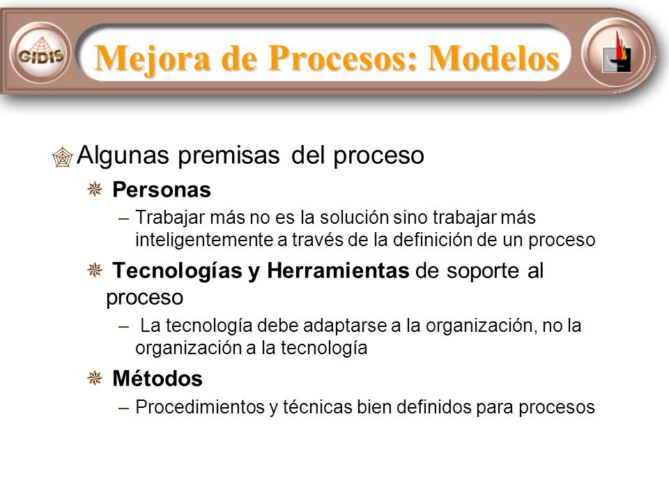 Mejora de Procesos: Modelos