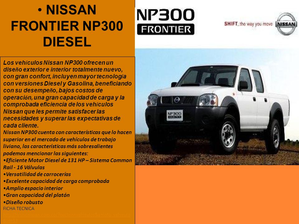 NISSAN FRONTIER NP300 DIESEL