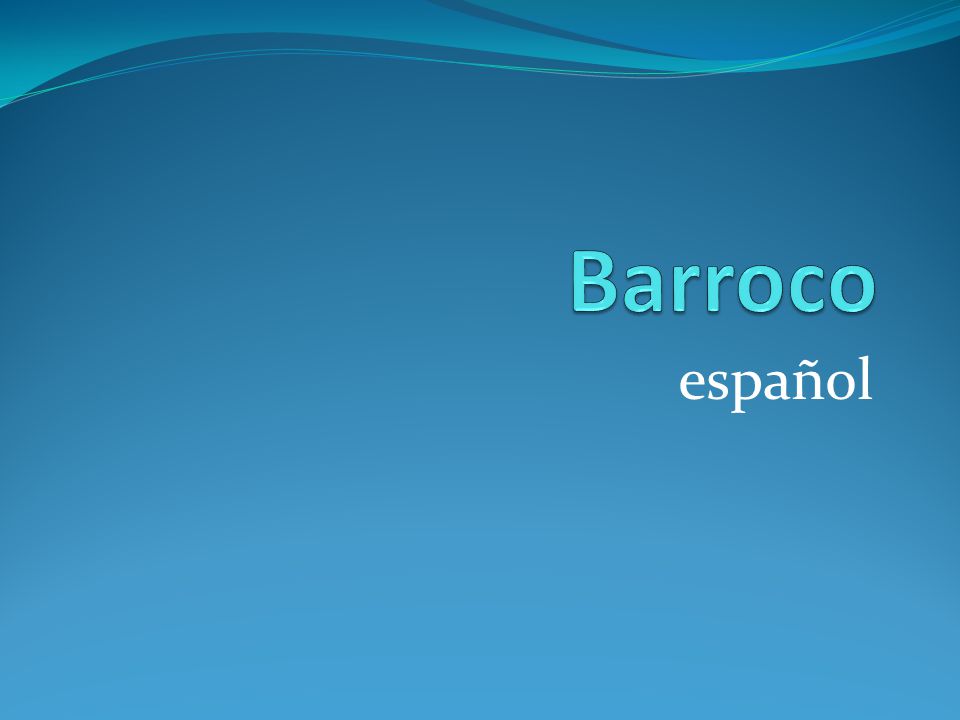 Barroco español