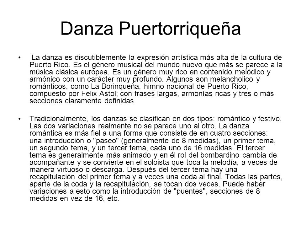 Danza Puertorriqueña