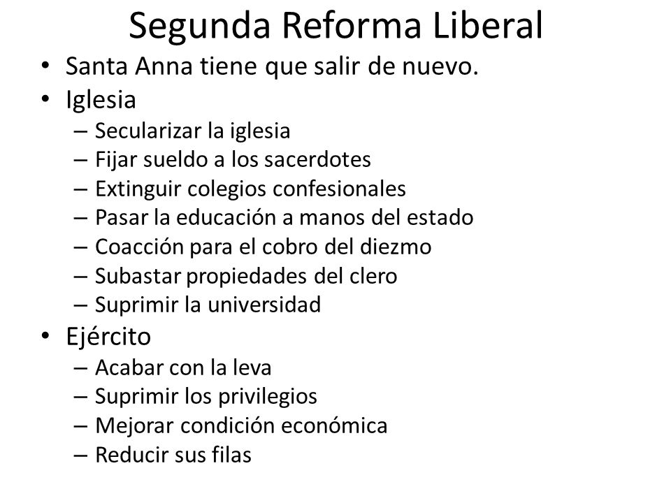 Segunda Reforma Liberal
