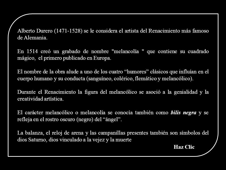 Alberto Durero ( ) se le considera el artista del Renacimiento más famoso de Alemania.