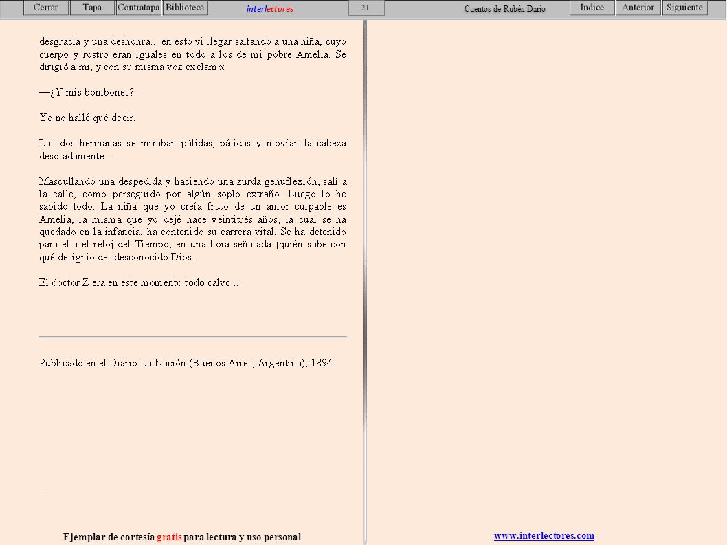 Ejemplar de cortesía gratis para lectura y uso personal