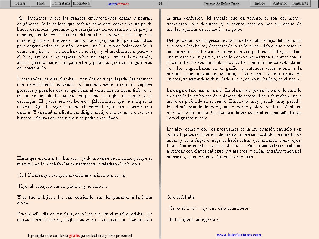 Ejemplar de cortesía gratis para lectura y uso personal