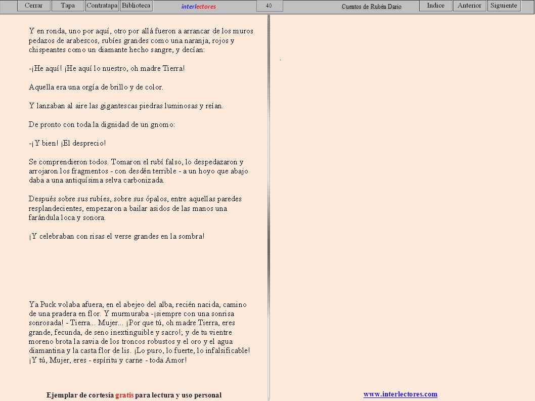 Ejemplar de cortesía gratis para lectura y uso personal