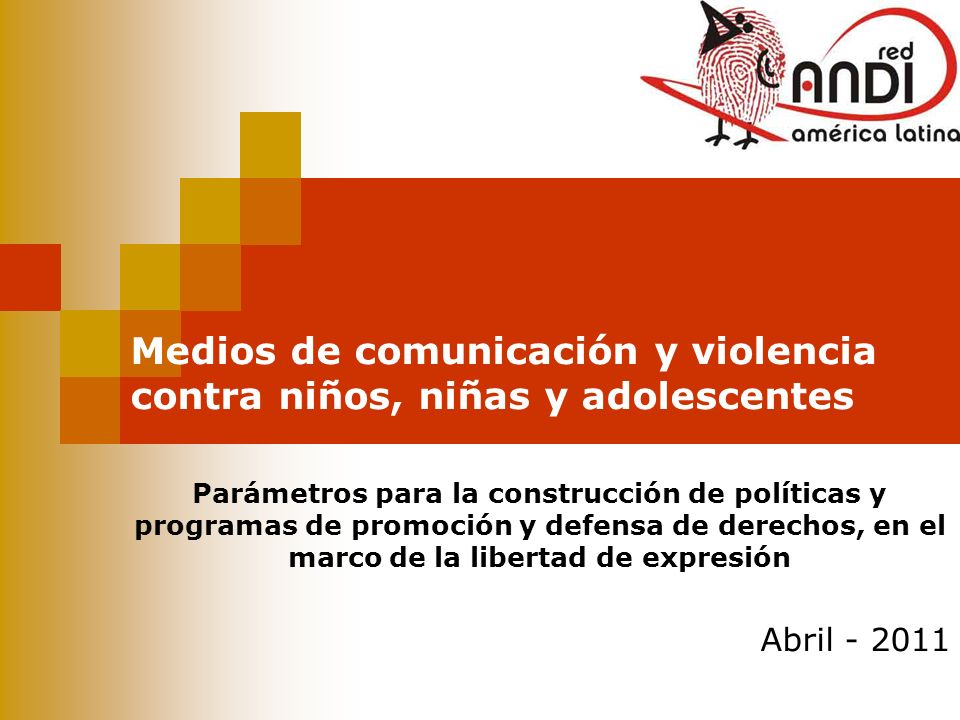 Medios de comunicación y violencia contra niños, niñas y adolescentes