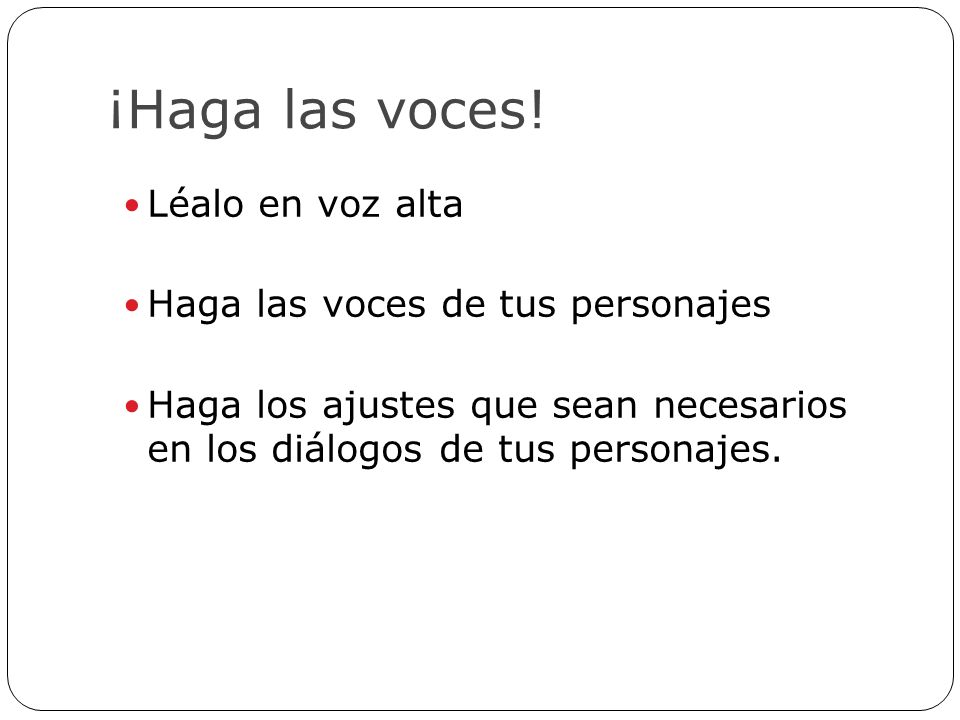 ¡Haga las voces! Léalo en voz alta Haga las voces de tus personajes