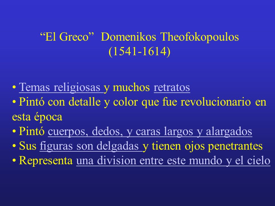 El Greco Domenikos Theofokopoulos