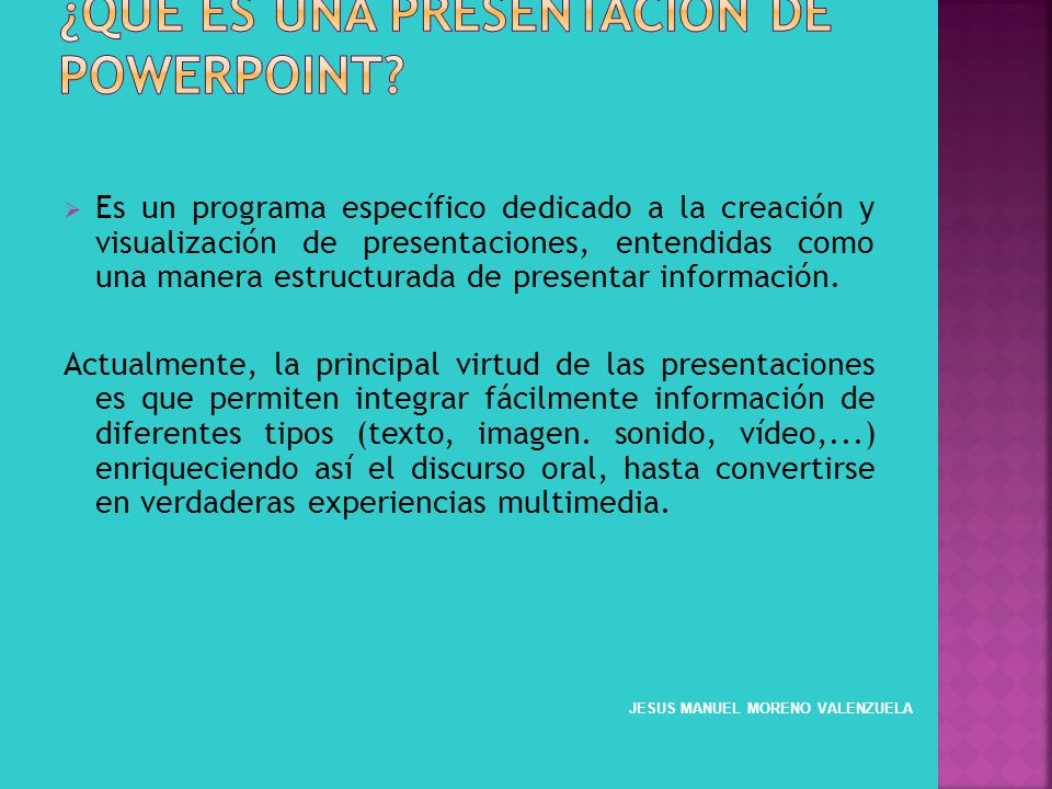 ¿Qué es una presentación de PowerPoint