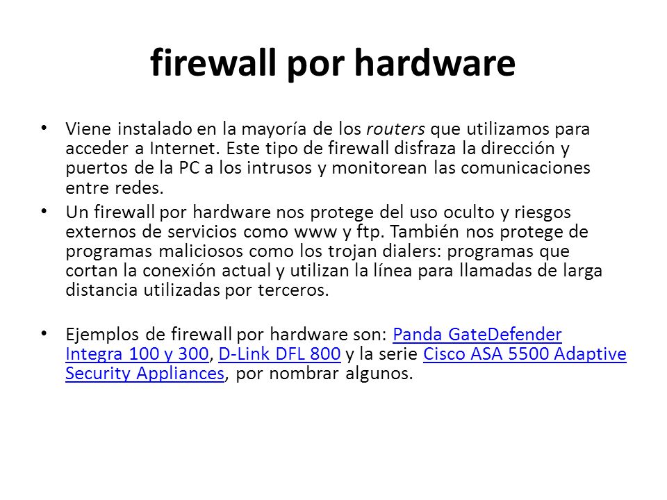 firewall por hardware