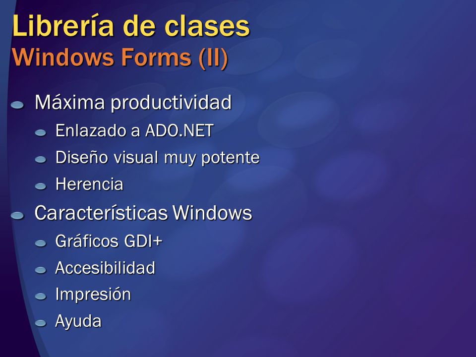 Librería de clases Windows Forms (II)