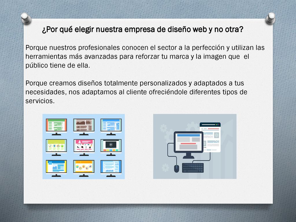 ¿Por qué elegir nuestra empresa de diseño web y no otra