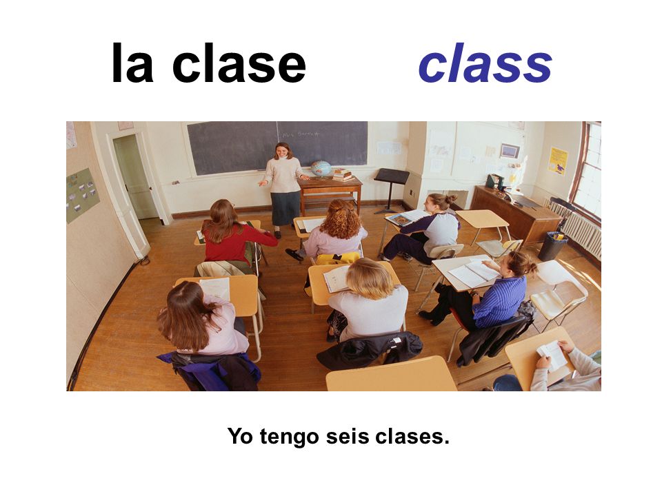 la clase class Yo tengo seis clases.