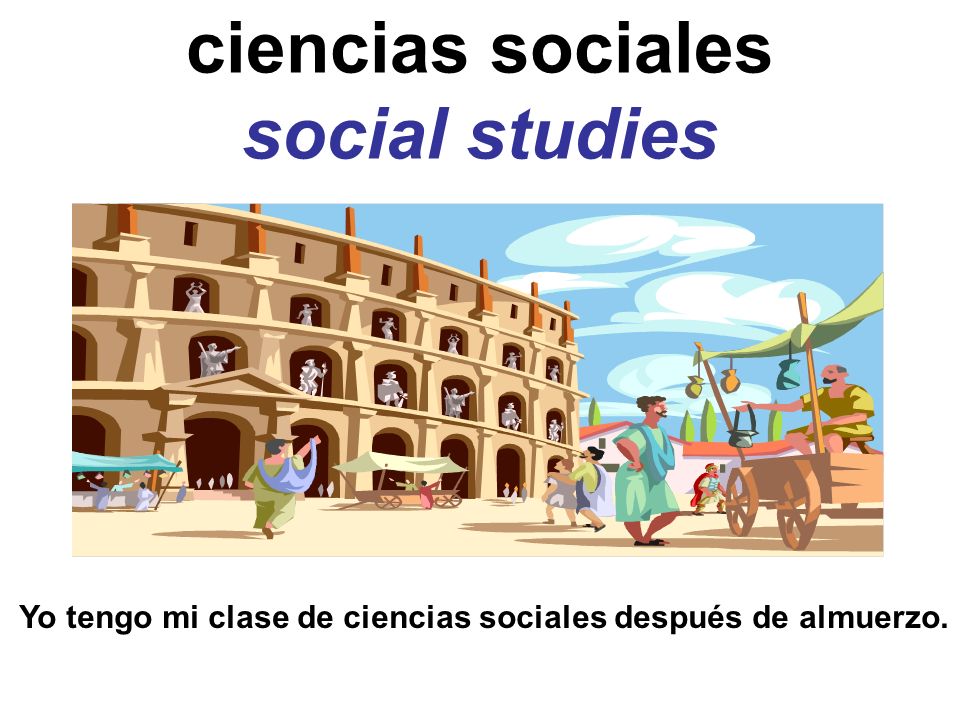 ciencias sociales social studies