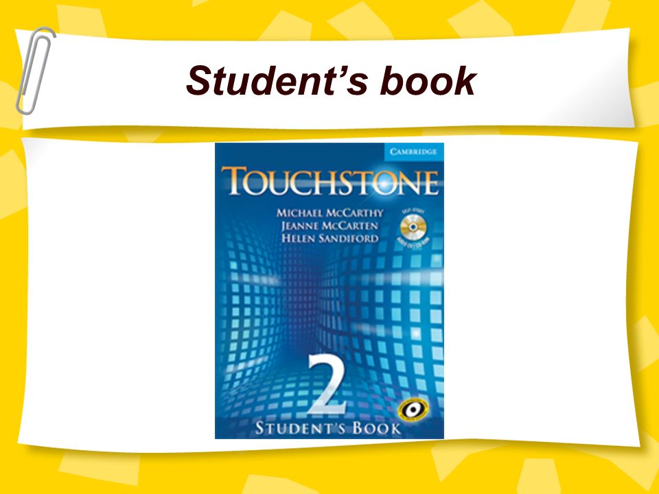 Student’s book