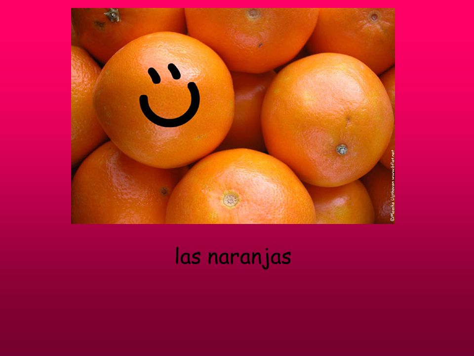 las naranjas