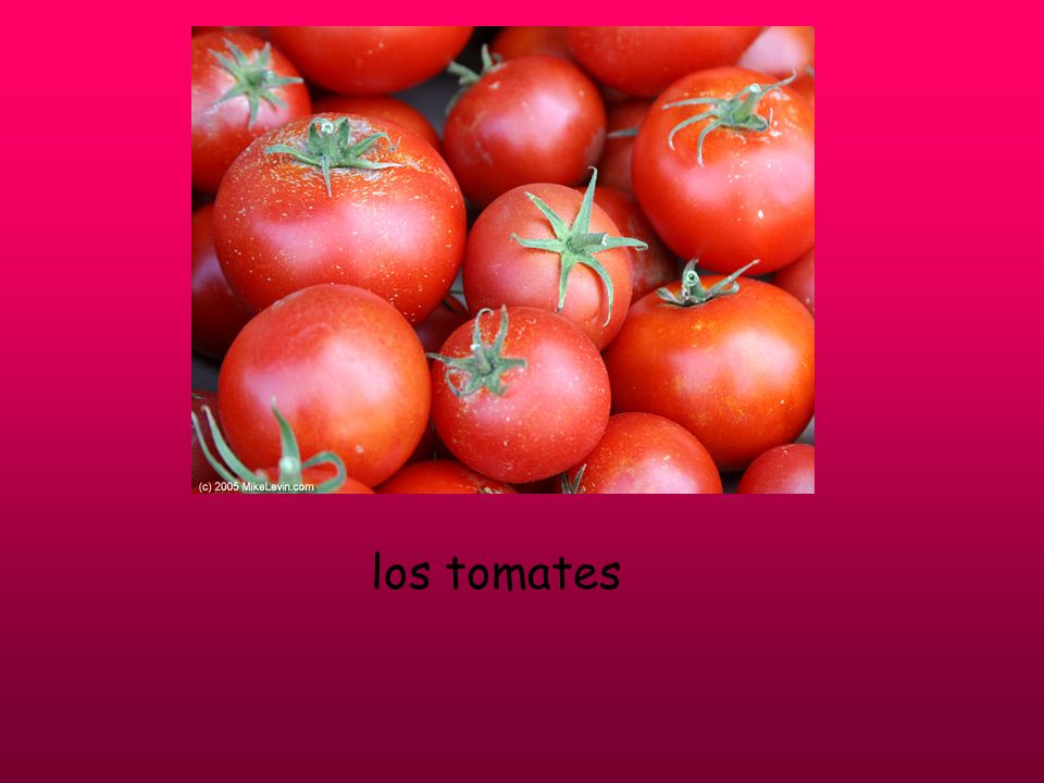 los tomates