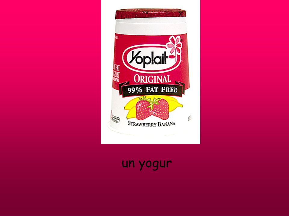 un yogur