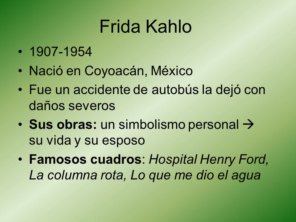 Frida Kahlo Nació en Coyoacán, México