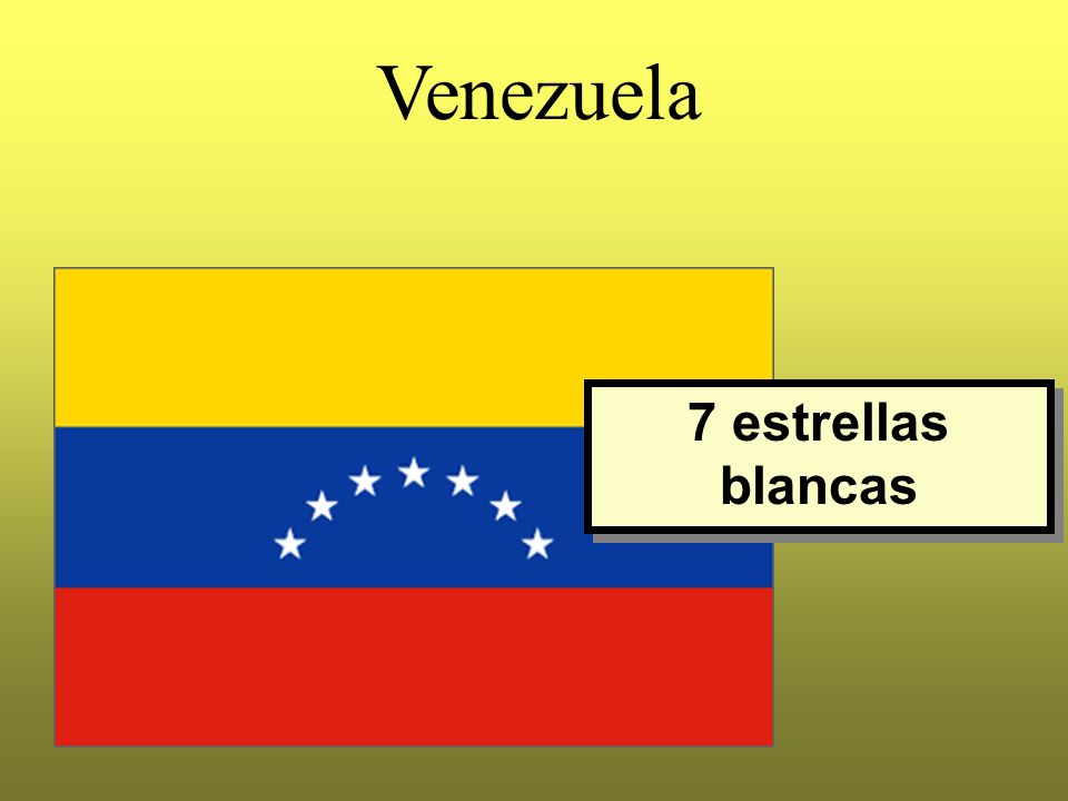 Venezuela 7 estrellas blancas