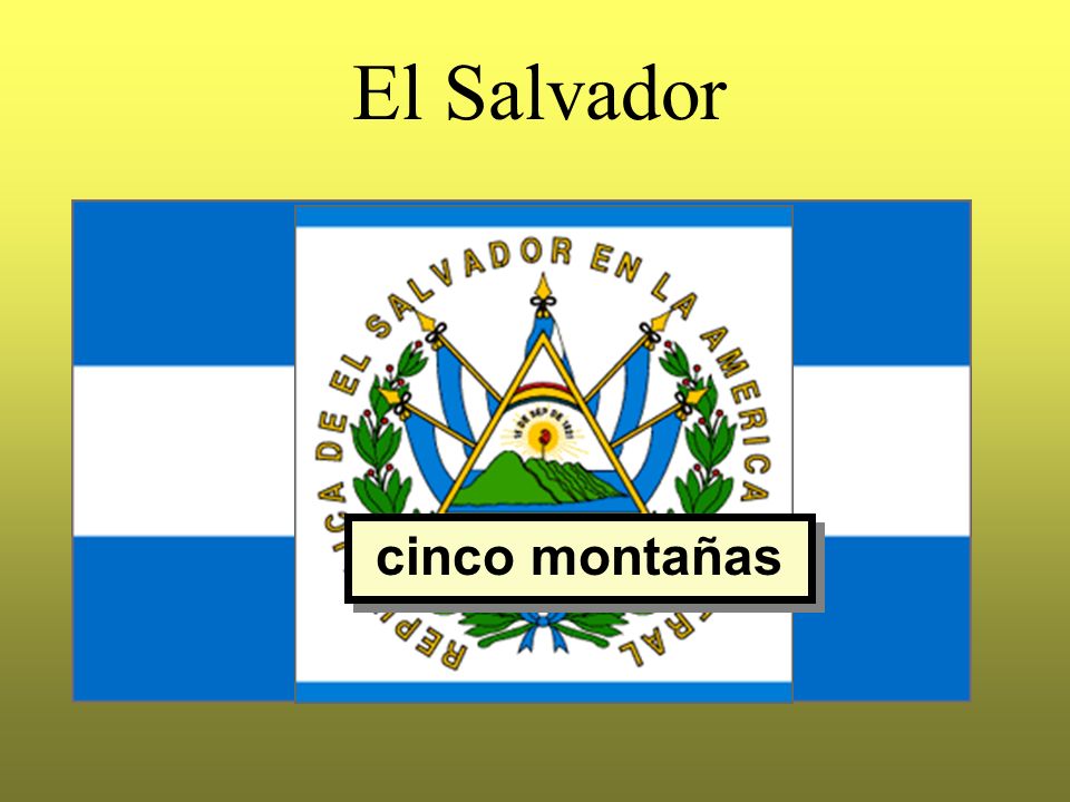 El Salvador cinco montañas