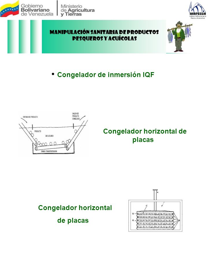 Congelador horizontal de placas Congelador horizontal