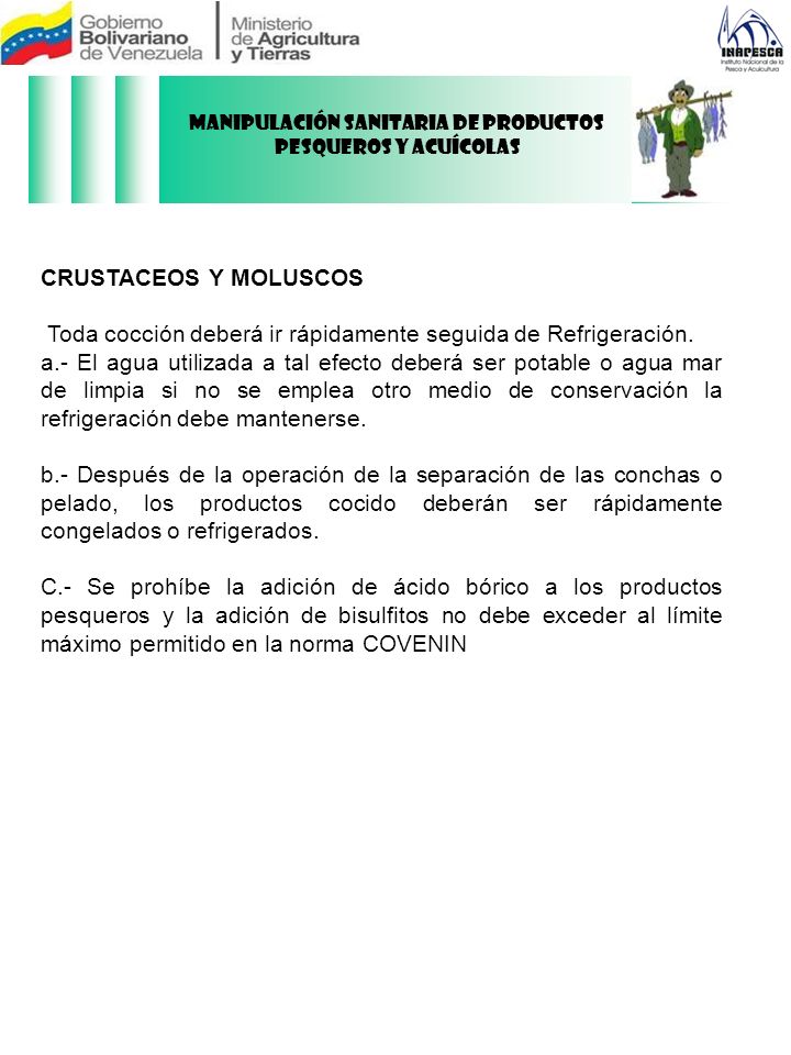 Manipulación Sanitaria de Productos