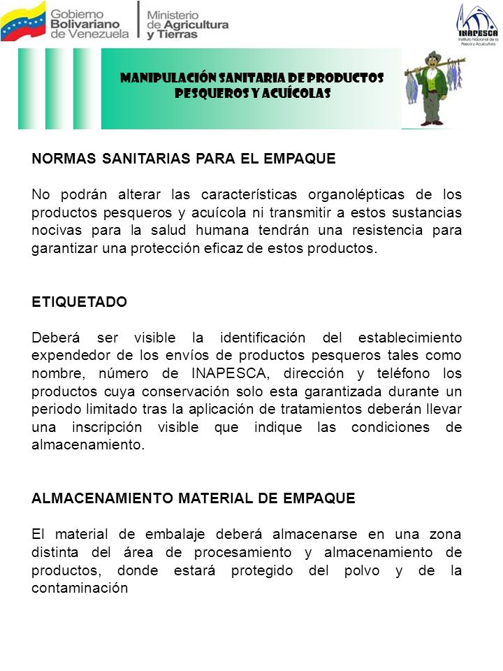 Manipulación Sanitaria de Productos