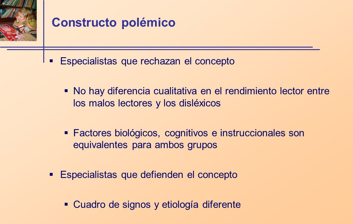 Constructo polémico Especialistas que rechazan el concepto