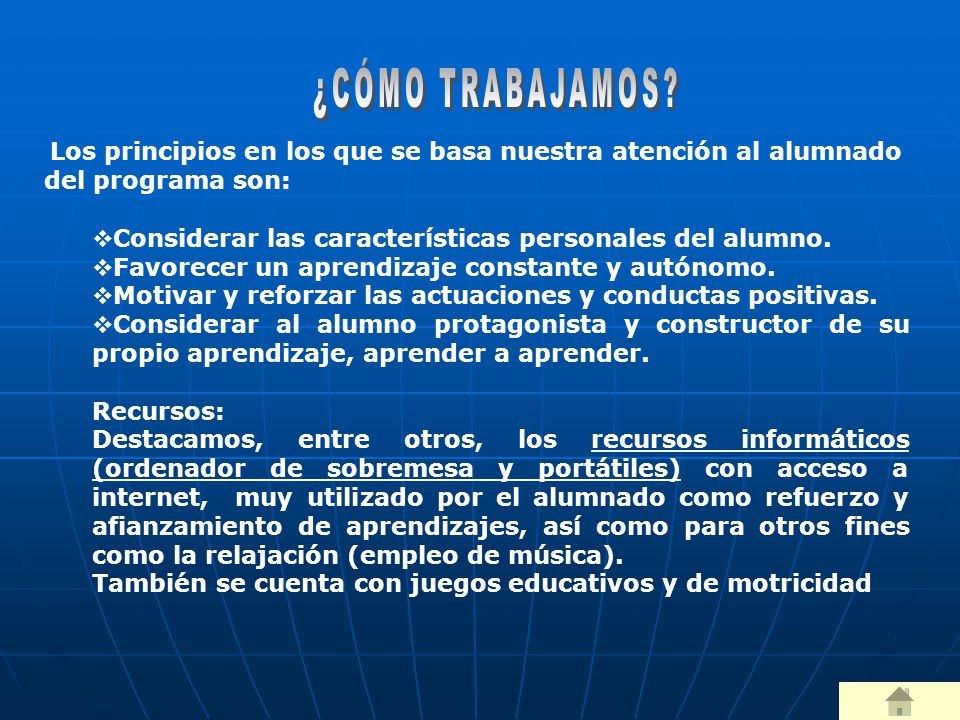Los principios en los que se basa nuestra atención al alumnado