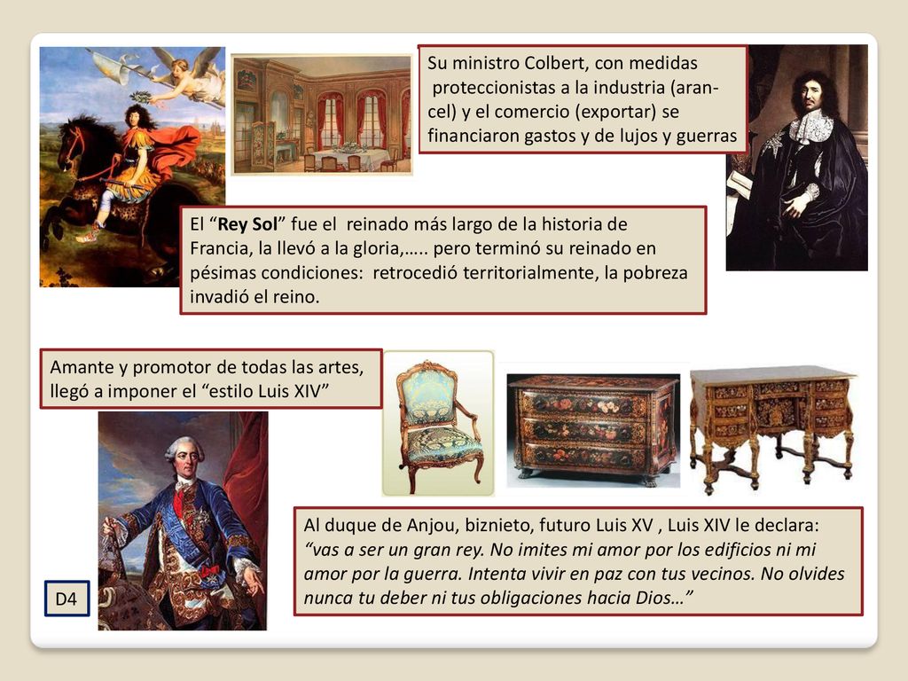 El El El El El El El El El El Su ministro Colbert, con medidas