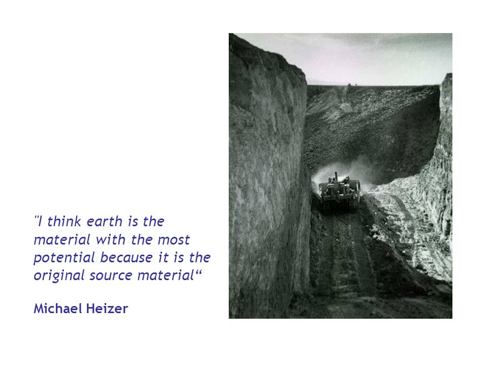 I think earth is the material with the most potential because it is the original source material