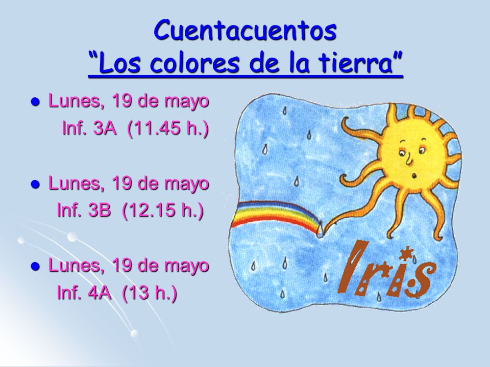 Cuentacuentos Los colores de la tierra