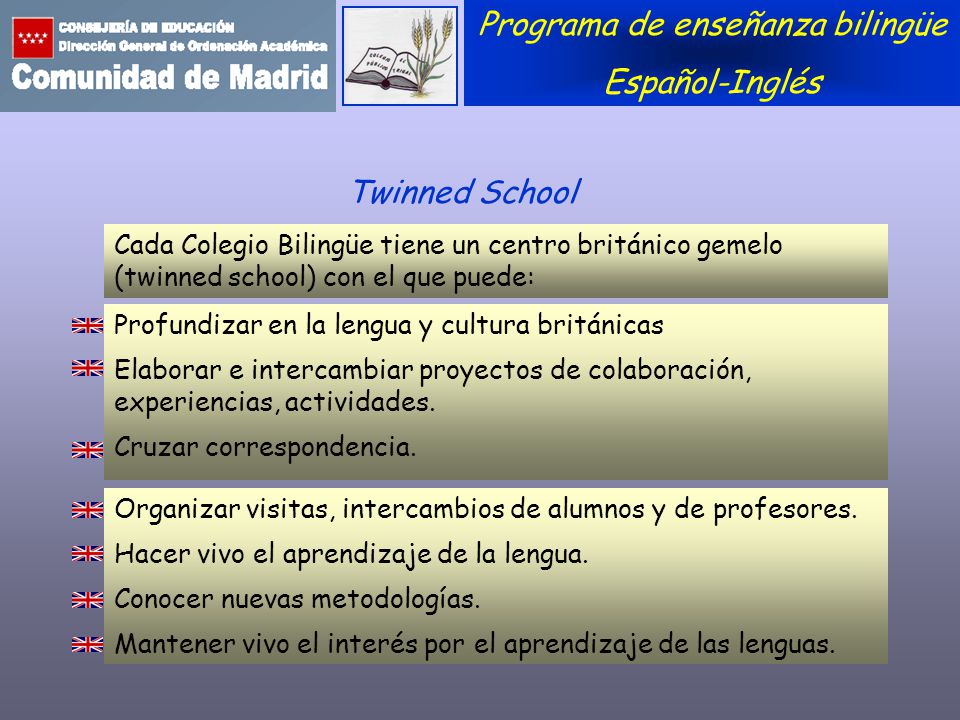 Programa de enseñanza bilingüe