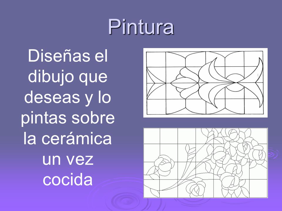 Pintura Diseñas el dibujo que deseas y lo pintas sobre la cerámica un vez cocida