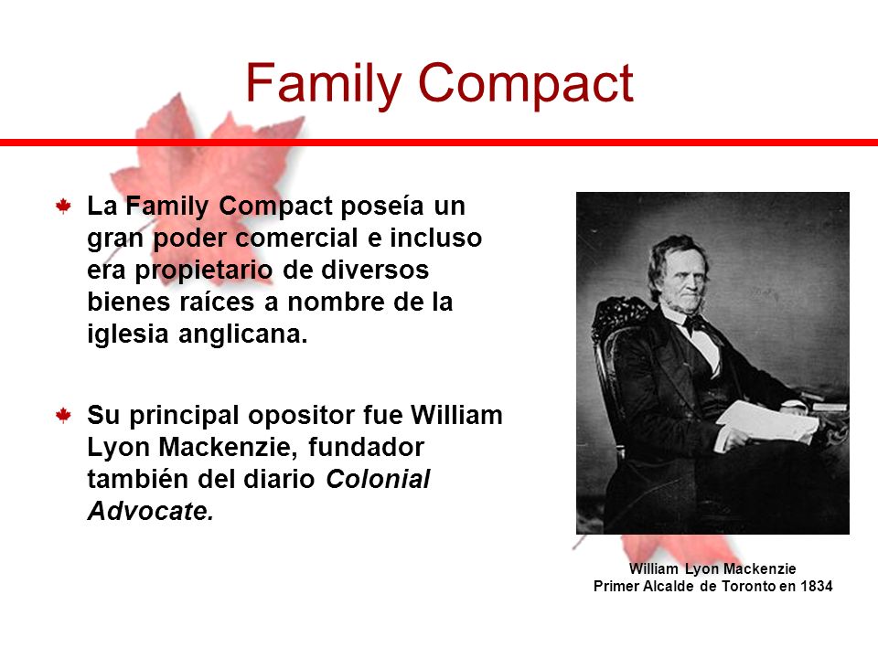 William Lyon Mackenzie Primer Alcalde de Toronto en 1834