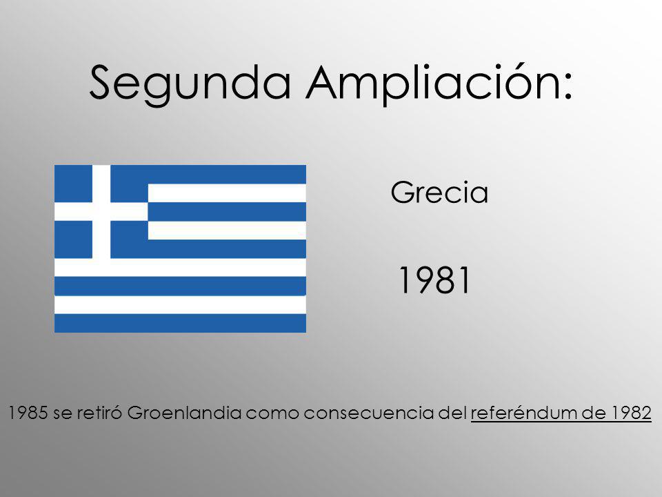 Segunda Ampliación: 1981 Grecia