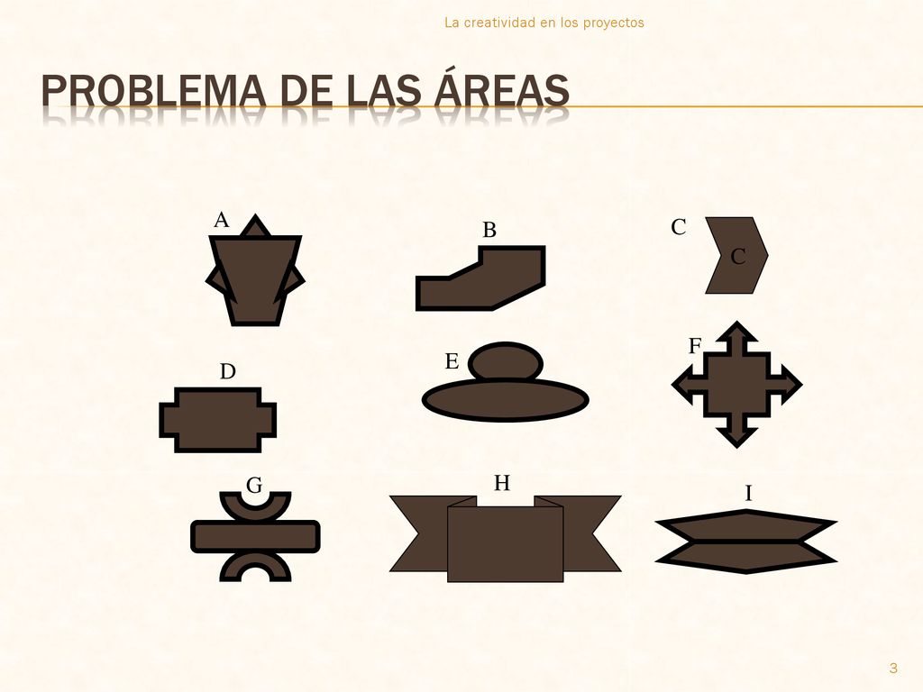 Problema de las áreas A B C F E D G H I