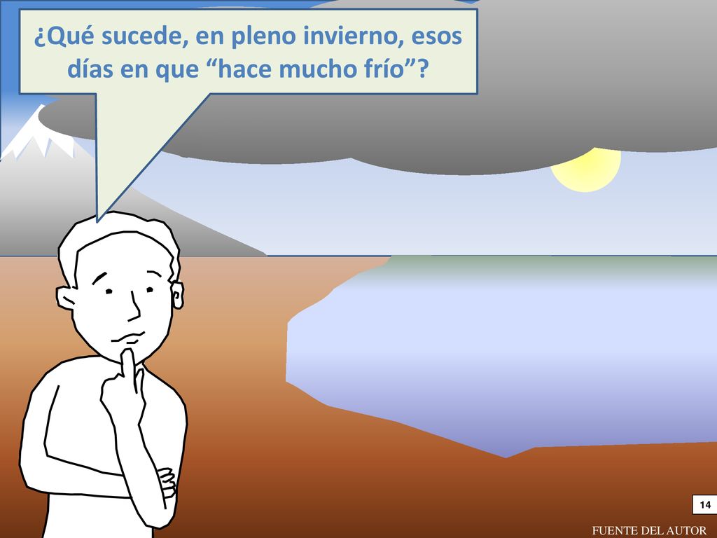 ¿Qué sucede, en pleno invierno, esos días en que hace mucho frío