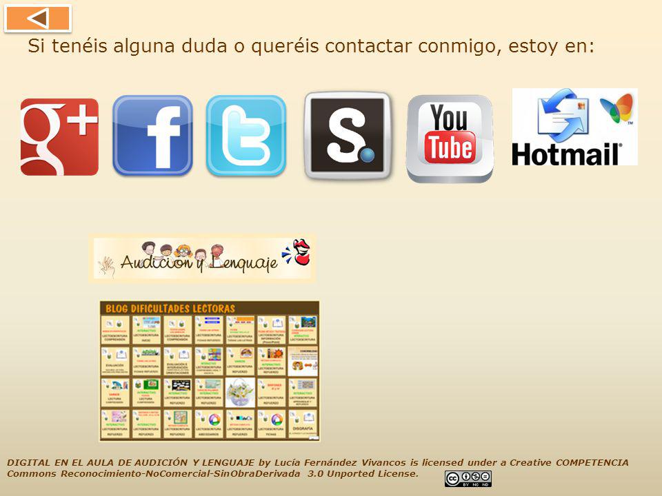 Si tenéis alguna duda o queréis contactar conmigo, estoy en: