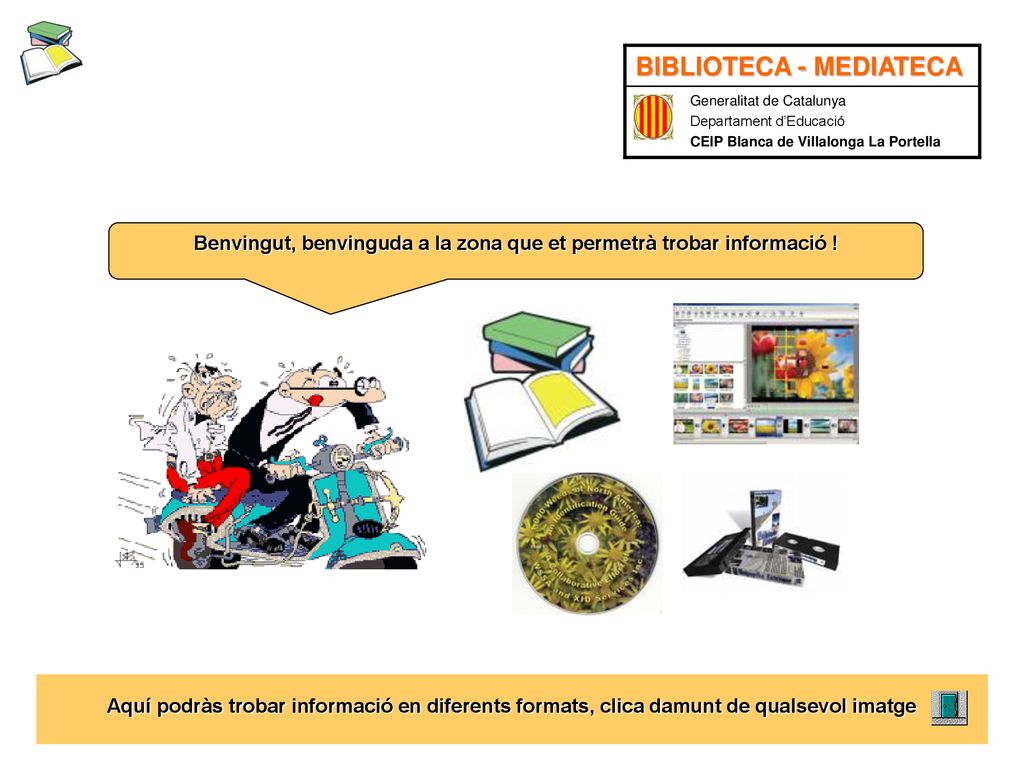 Benvingut, benvinguda a la zona que et permetrà trobar informació !