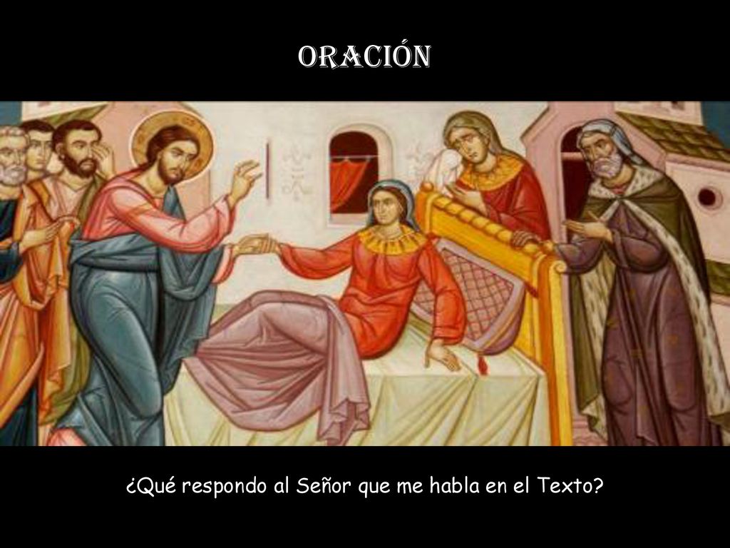 ¿Qué respondo al Señor que me habla en el Texto