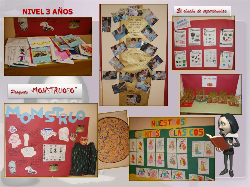 NIVEL 3 AÑOS El rincón de experiencias Proyecto MONSTRUOSO