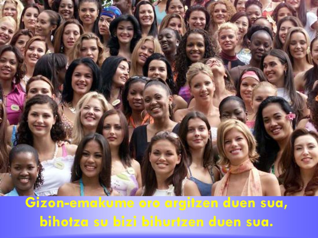 Gizon-emakume oro argitzen duen sua, bihotza su bizi bihurtzen duen sua.
