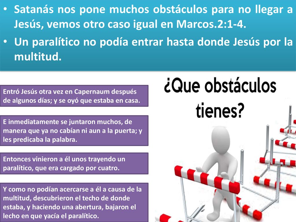 Un paralítico no podía entrar hasta donde Jesús por la multitud.