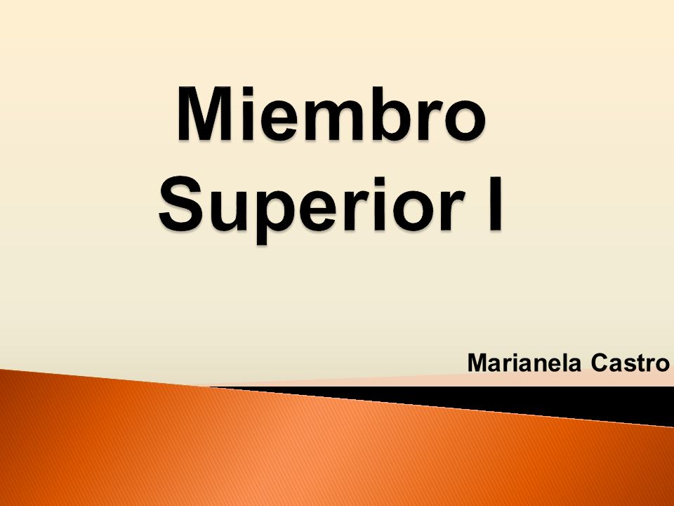 Miembro Superior I Marianela Castro