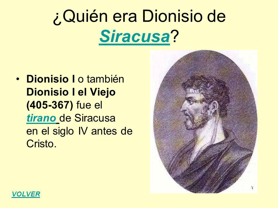 ¿Quién era Dionisio de Siracusa